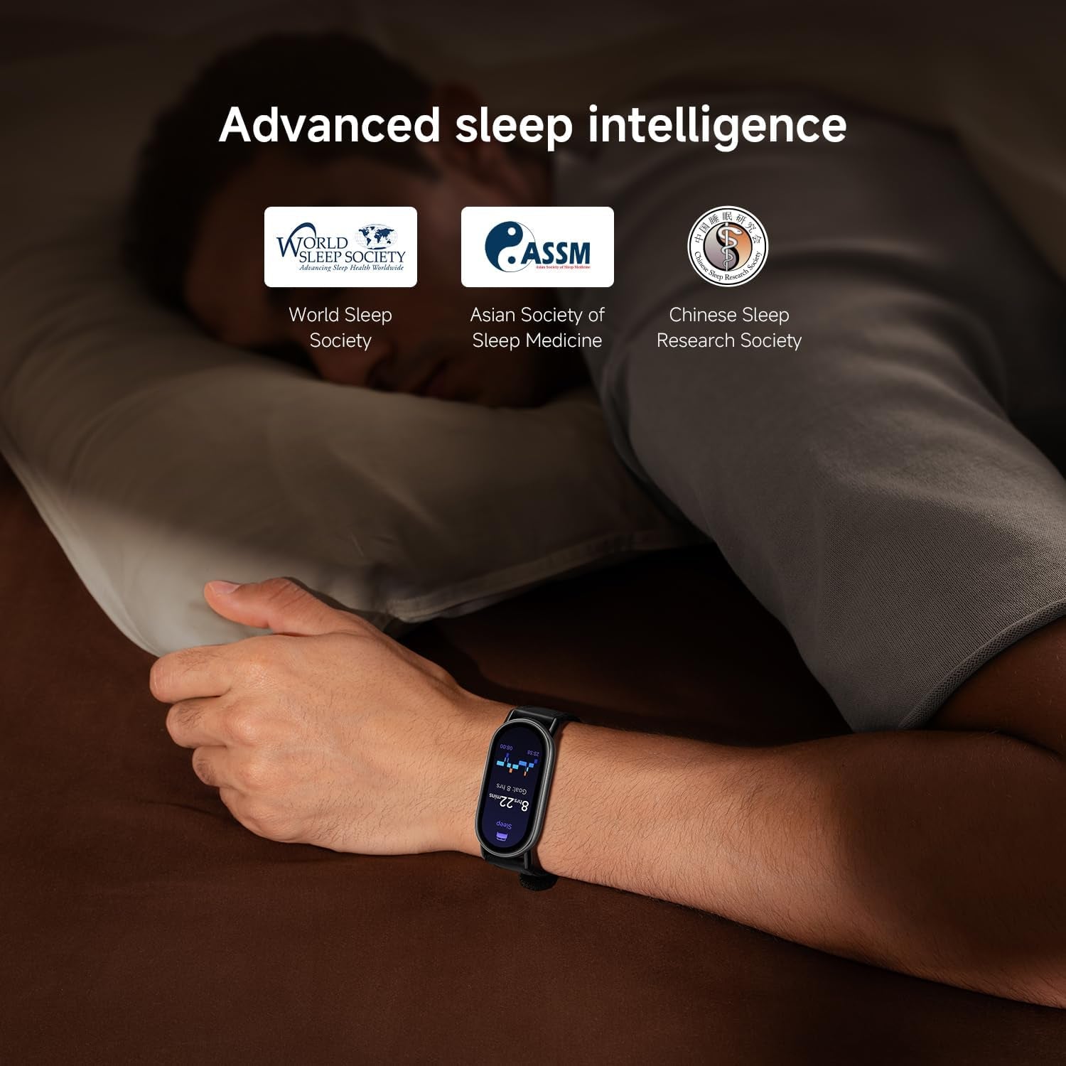 Smart Band 10 Fitness Tracker, 1.72" AMOLED Display, 21-Day Battery Life, 150+ Sports Modes, Heart Rate & Sleep Monitoring, Electronic Compass, 5ATM Waterproof, 2-Year Warranty – Midnight Black