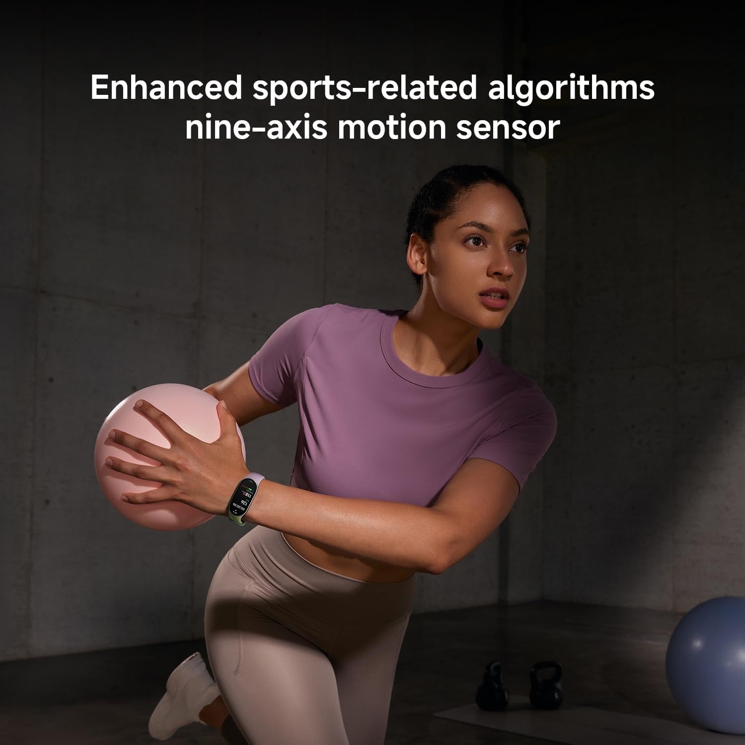 Smart Band 10 Fitness Tracker, 1.72" AMOLED Display, 21-Day Battery Life, 150+ Sports Modes, Heart Rate & Sleep Monitoring, Electronic Compass, 5ATM Waterproof, 2-Year Warranty – Midnight Black