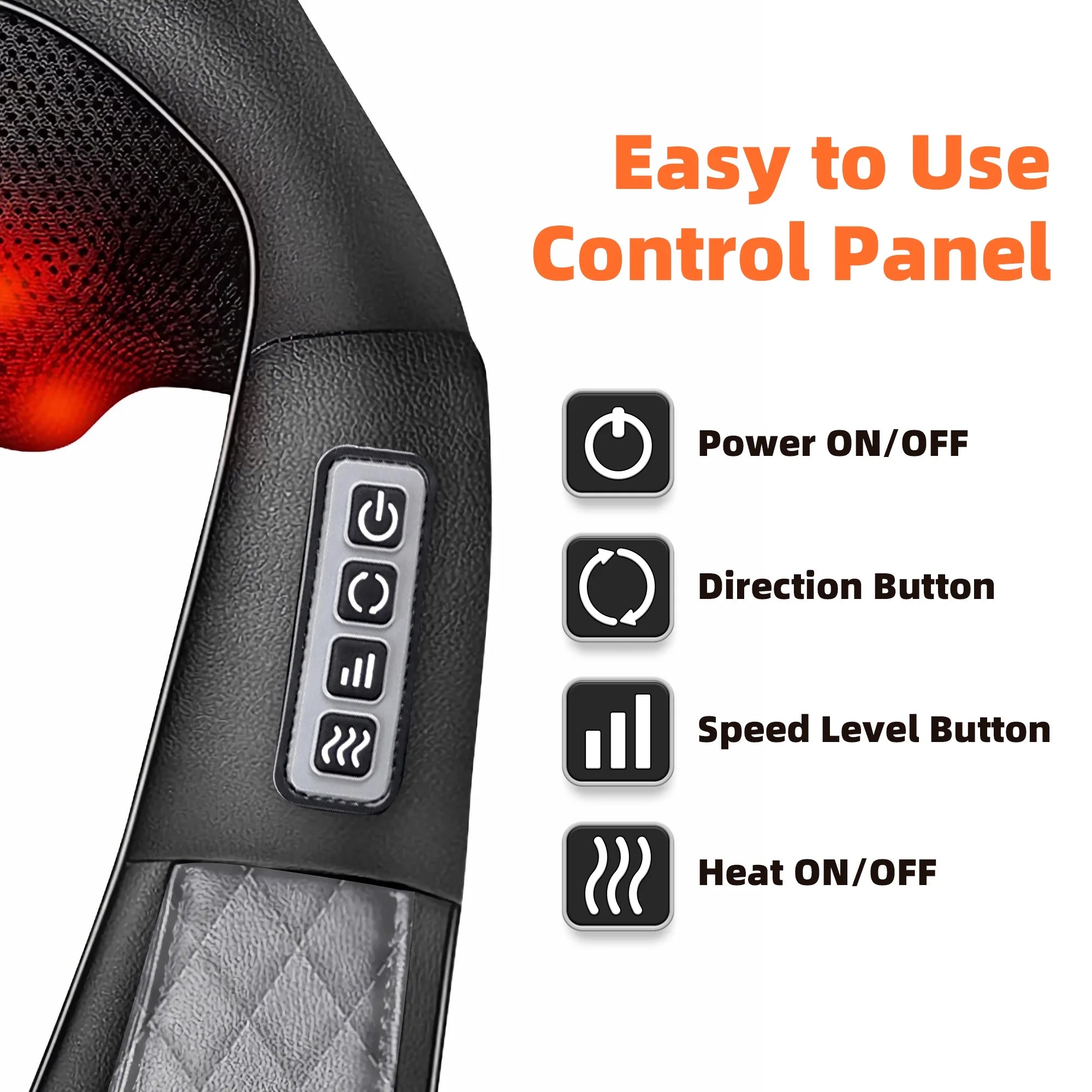 Neck and Back Massager with Heat, Shiatsu Shoulder Massager for Pain Relief Deep Tissue, Gifts for Women and Men Dad and Mom