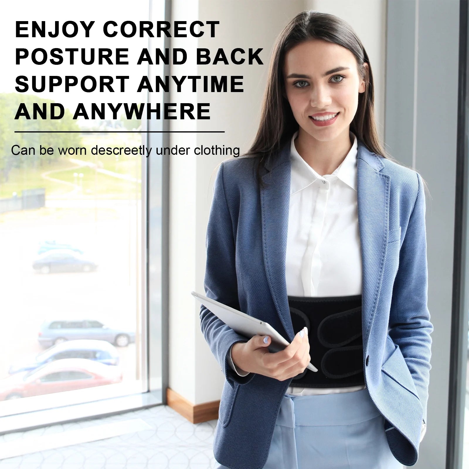 Back Brace and Posture Corrector for Women and Men, Adjustable and Lightweight - Scoliosis and Hunchback Correction (Medium)