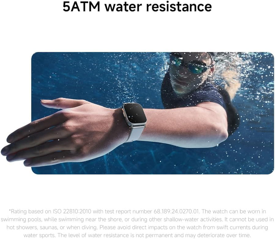 Redmi Watch 5 Lite with Bluetooth Calling & 1.96″ Amoled Display | Black